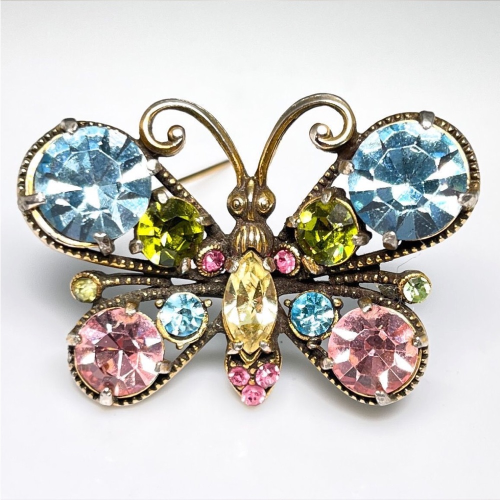 Vintage Albert Weiss butterfly brooch